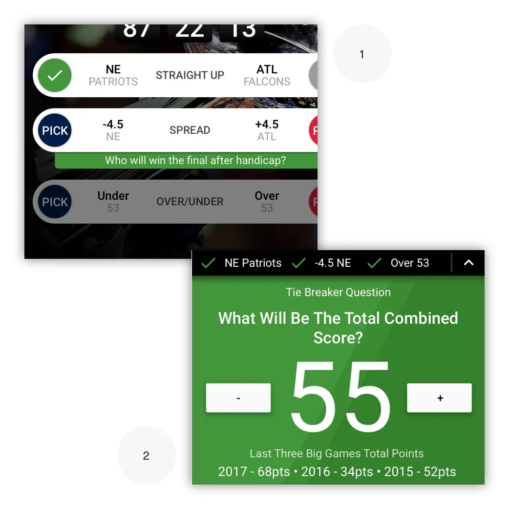 Snapshots of the prototype