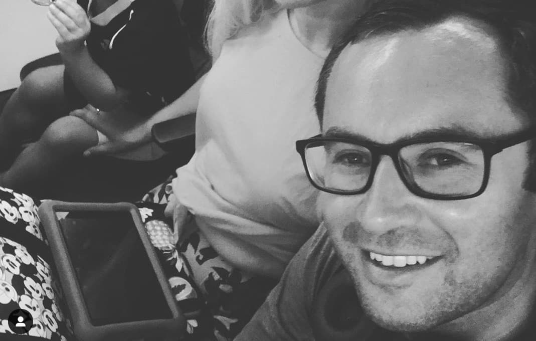Family photo returning to the UK